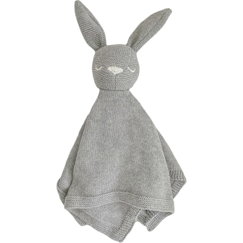 Organic Cotton Bunny Lovey, Grey