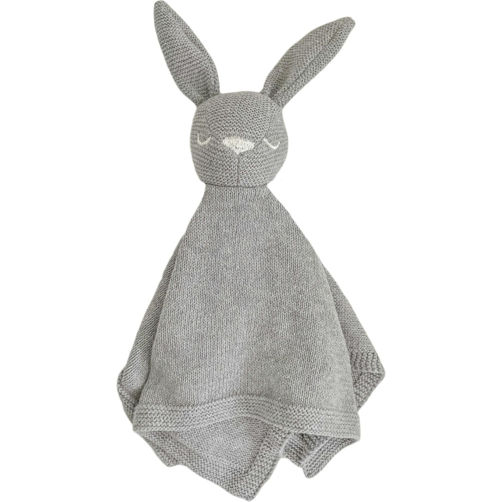 Organic Cotton Bunny Lovey, Grey