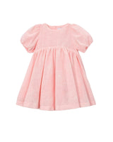 Light Pink Puff-Sleeve Dress