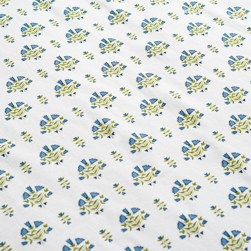 Posy Floral Block Print Two Piece Kids Henley Pajamas
