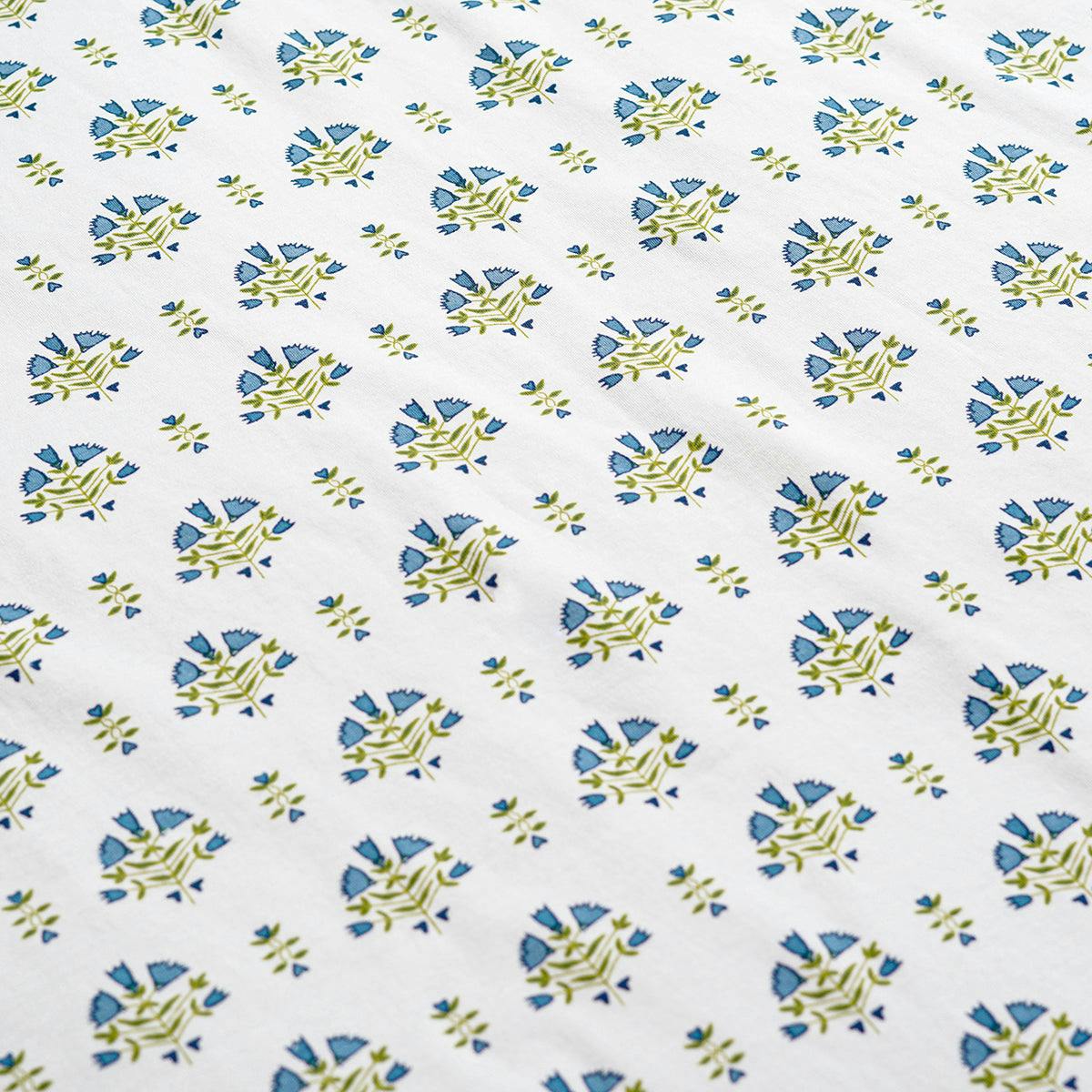 Posy Floral Block Print Baby Bib
