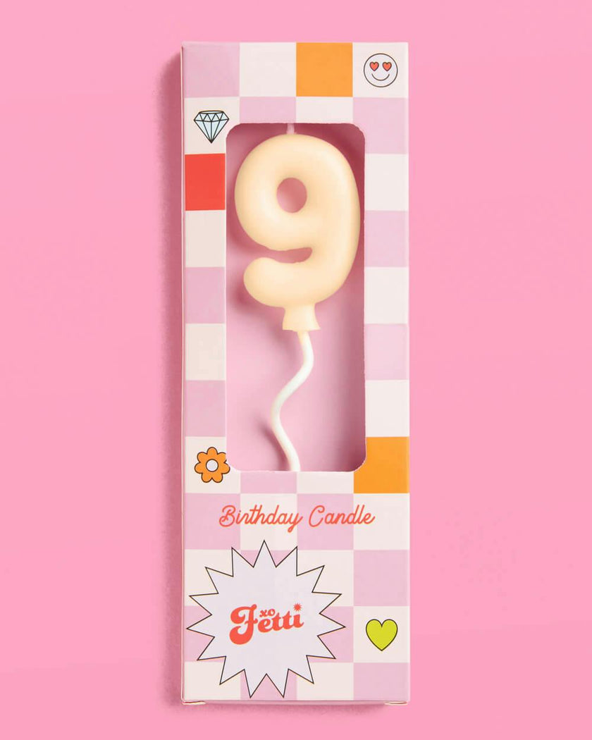 #9 Birth-YAY Candle - pastel bubble candle