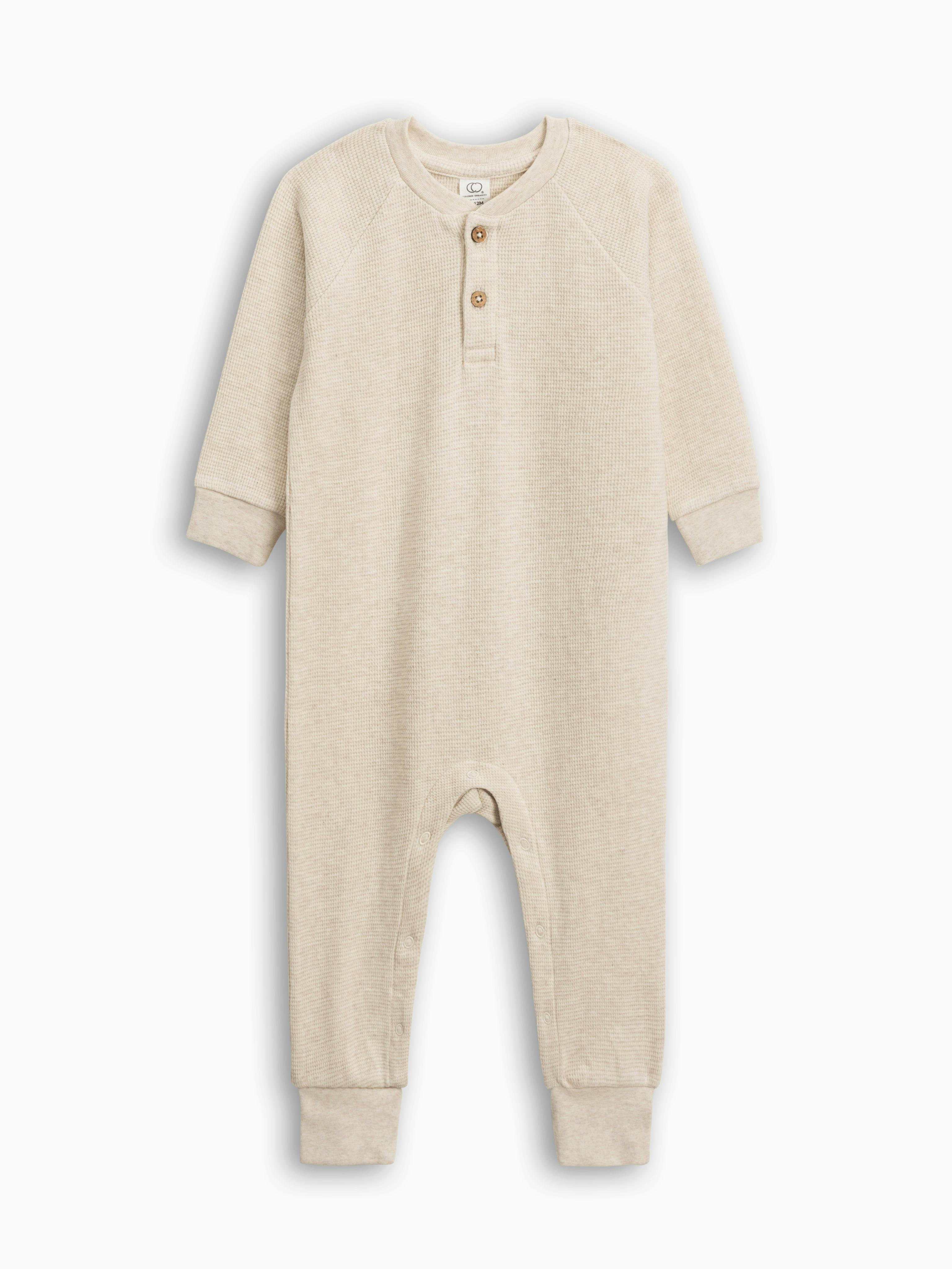 Crosby Waffle Knit Henley Romper