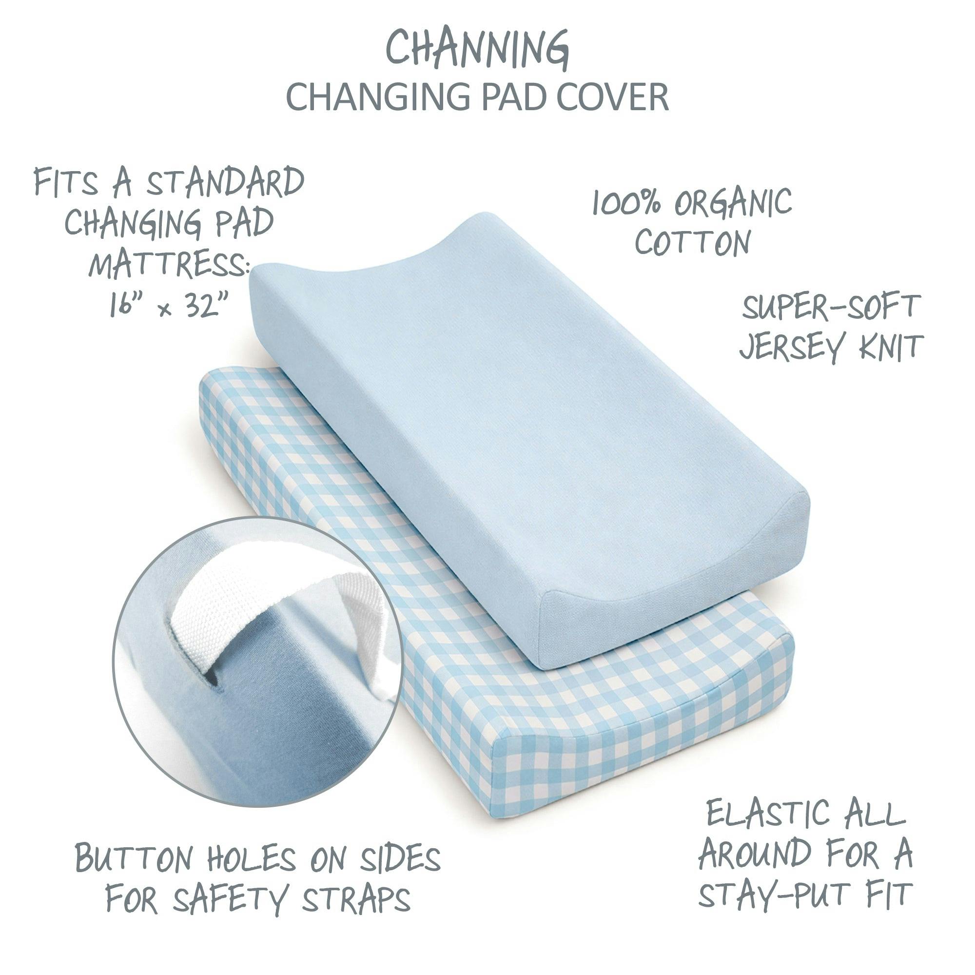 CHANNING 2-Pack Changing Pad Cover