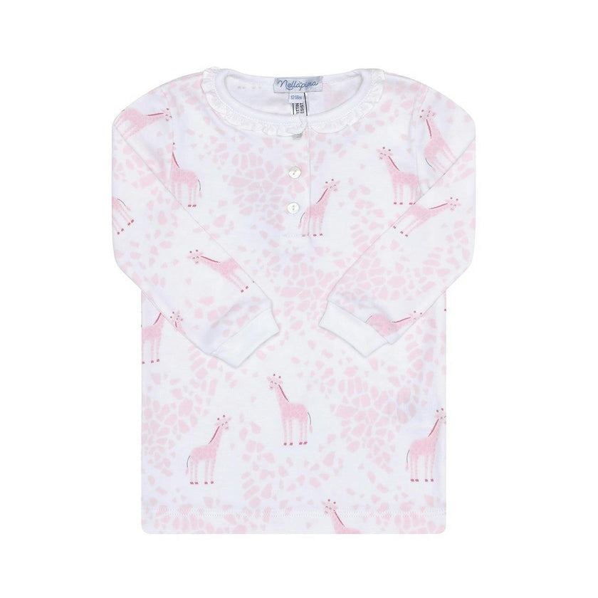 Pink Giraffe Print Pajama