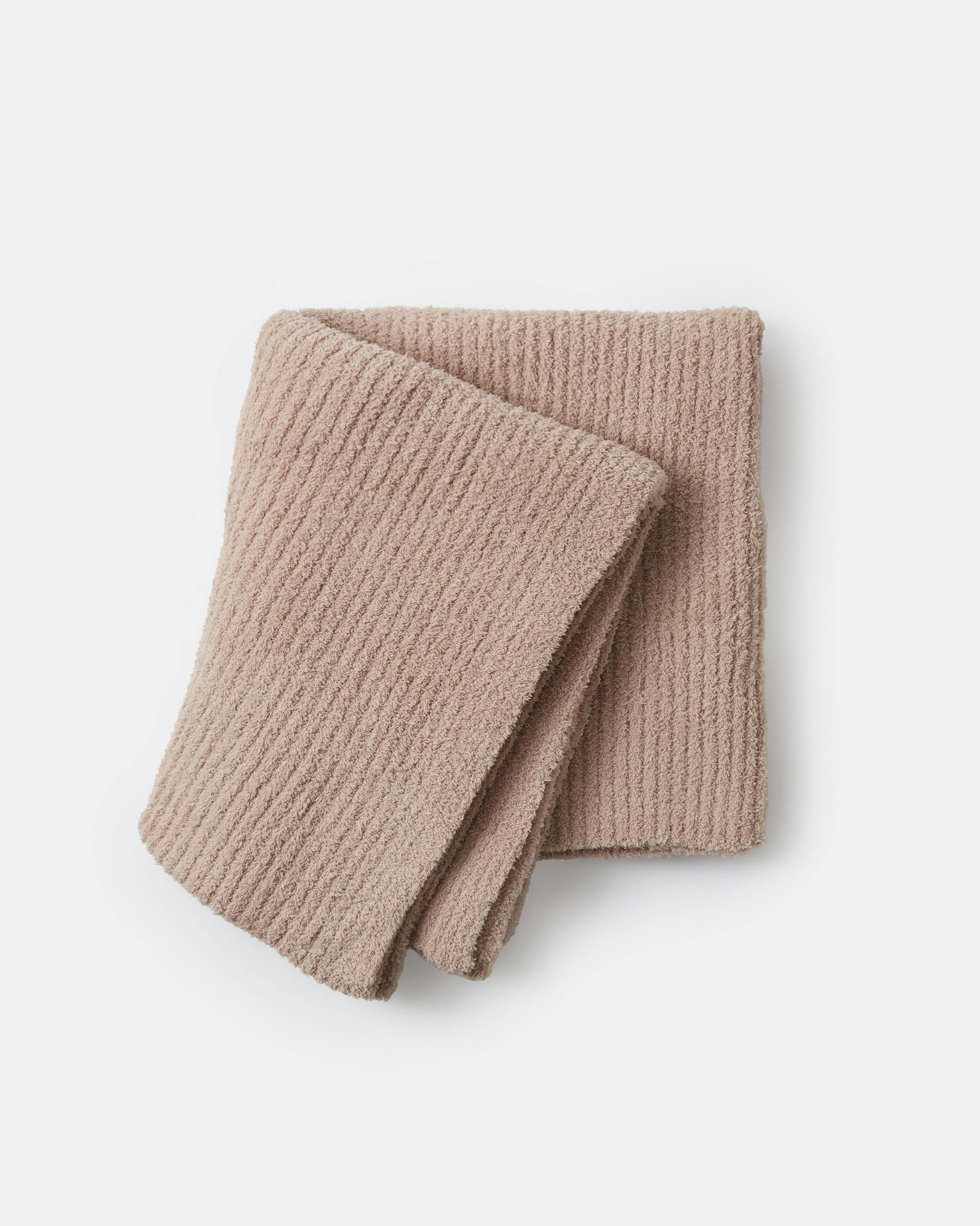 Cushy Ribbed Blanket • Fuzzy
