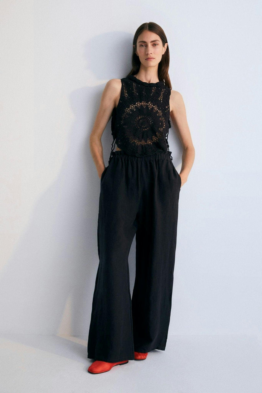 Hera Woman Pant Caviar