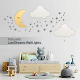 LumiDreams Wall Light - Silver Star Stickers (56 piece)