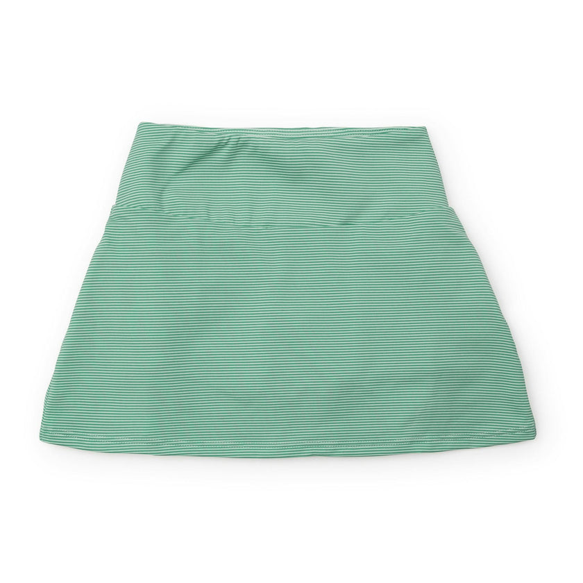 Margot Girls' Performance Skirt by LH Sport Green Stripes