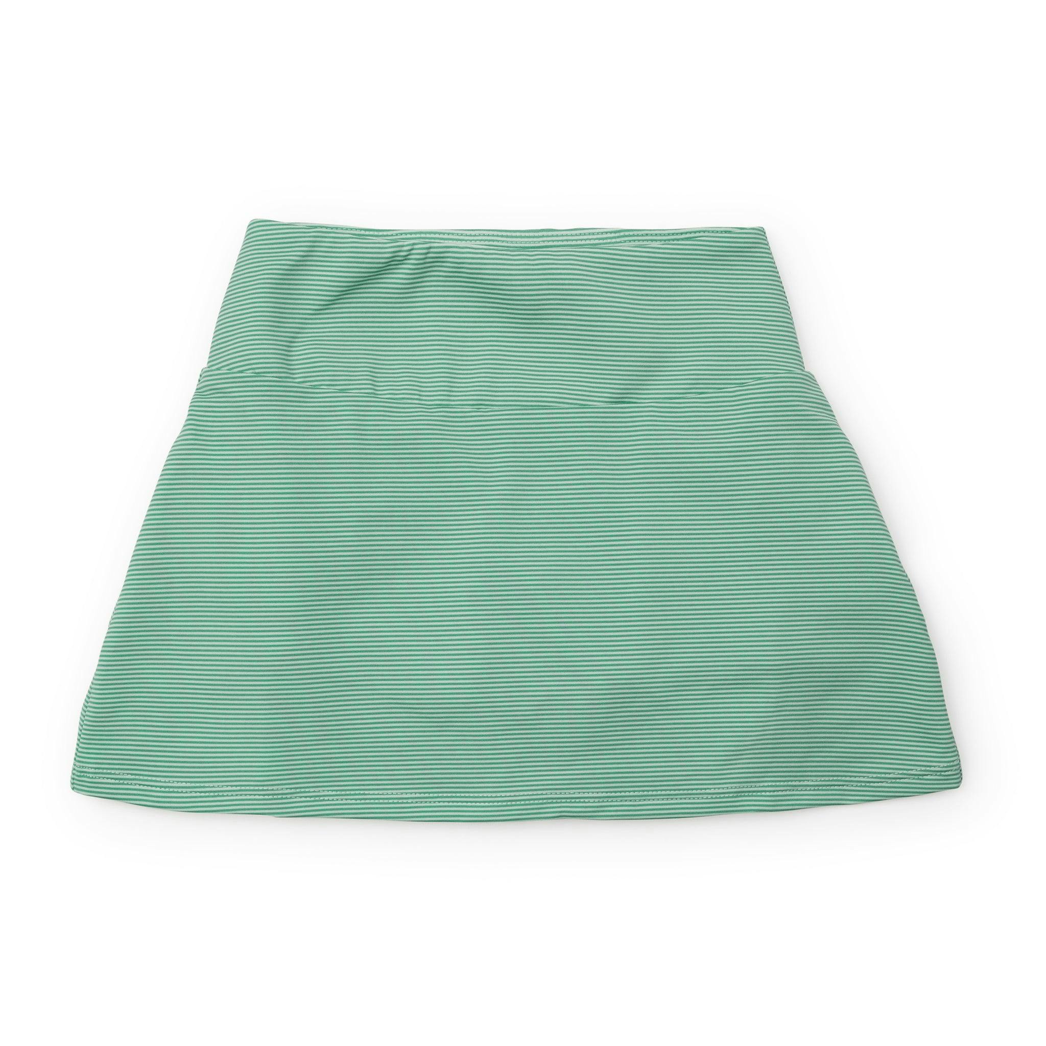 Margot Girls' Performance Skirt by LH Sport Green Stripes