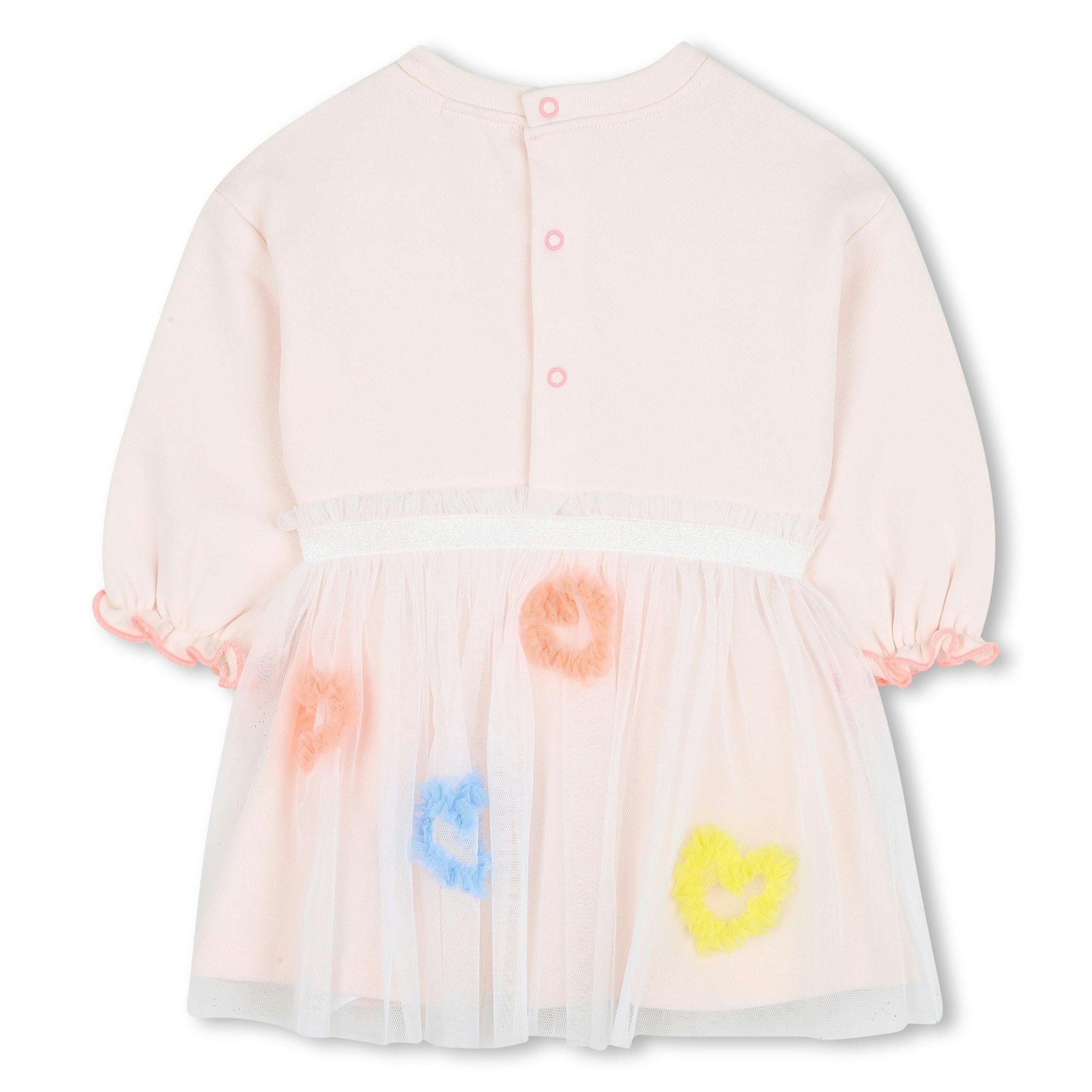 Bi-material dress