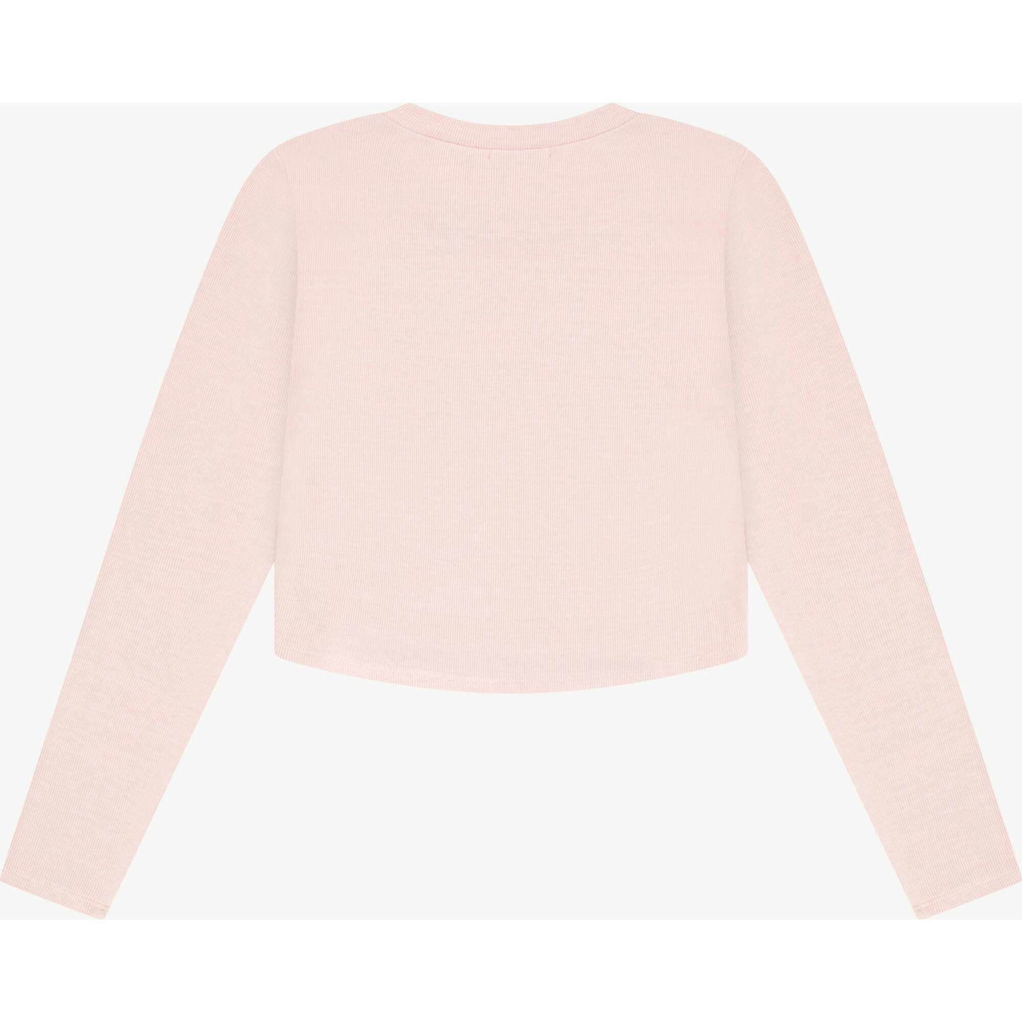 Tenly Rayon Rib Curved Hem L/S Top
