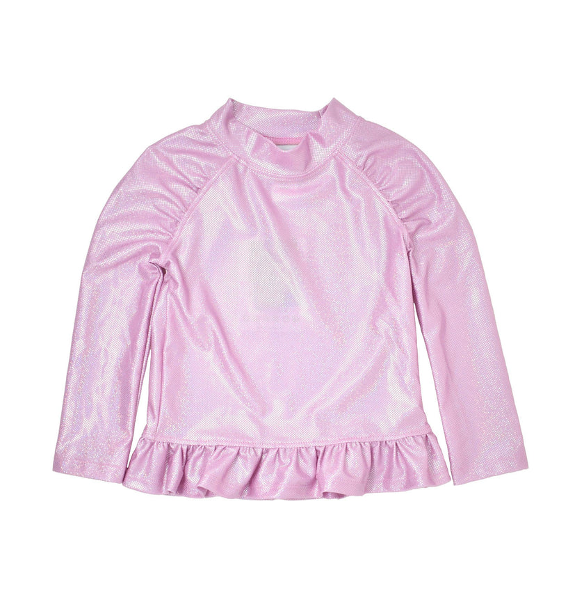 UPF 50+ Ruffle Rash Guard
