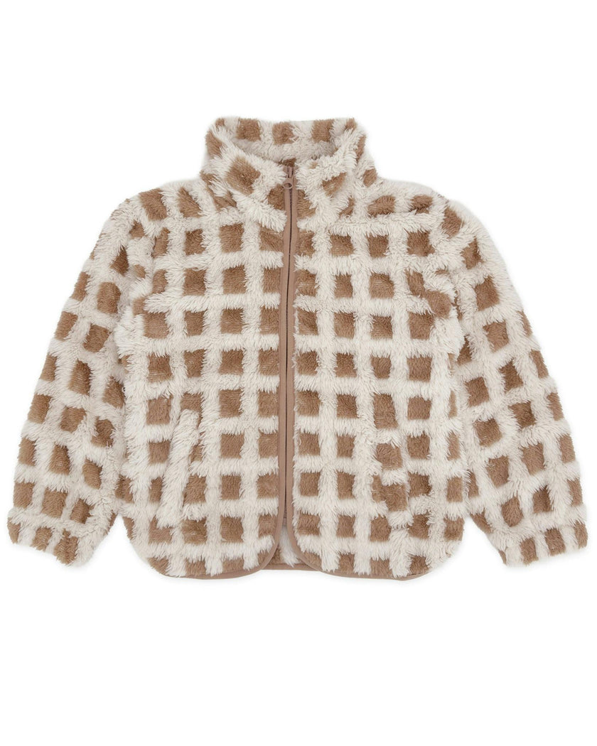 Parker Sherpa Jacket - Saddle
