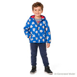 Reversible Color-Changing Puffer Jacket | Dog Print