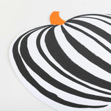 Stripe Pumpkin Paper Placemats
