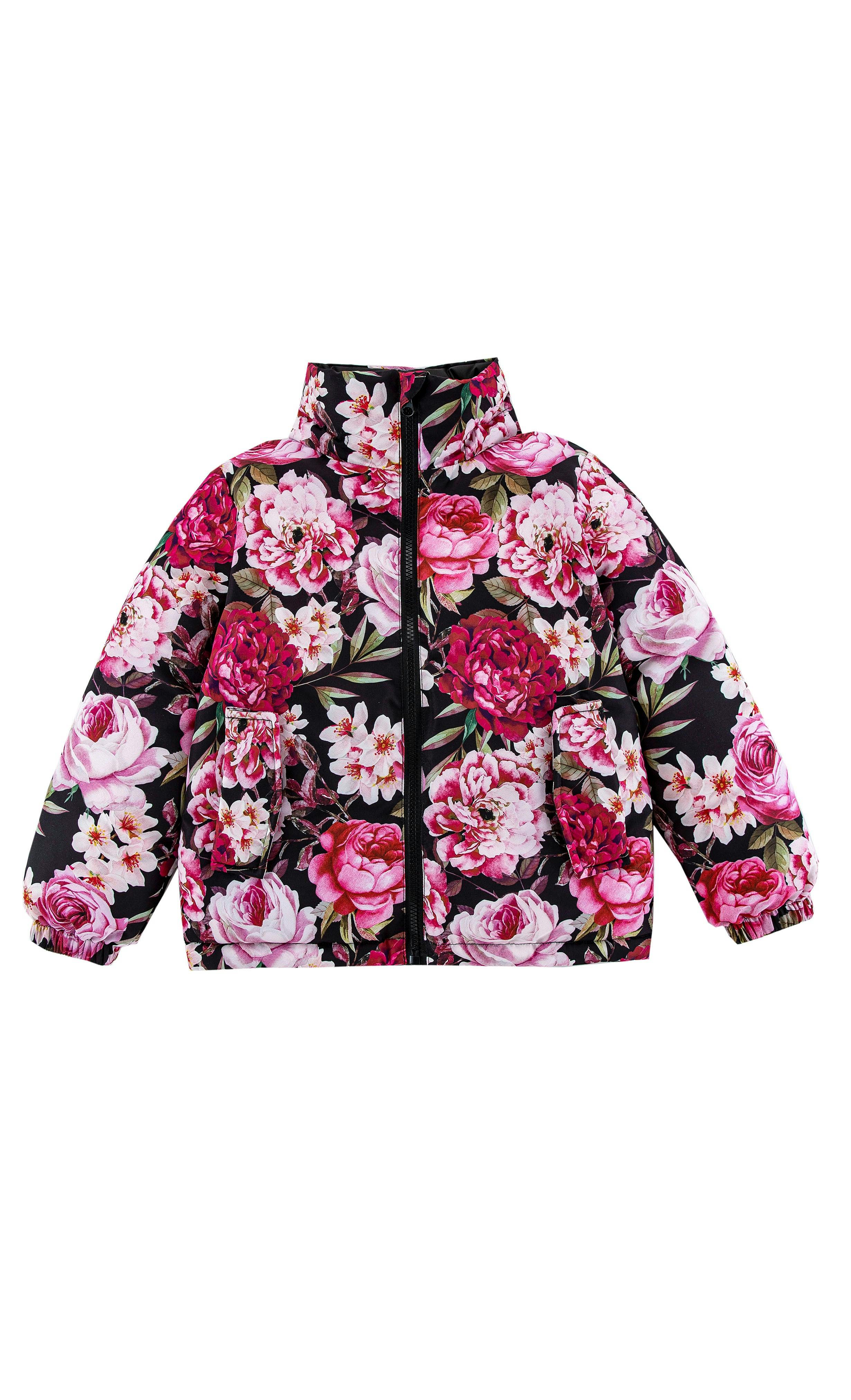 Charlie Heavy Weight Down Puffer Coat, Garden Floral