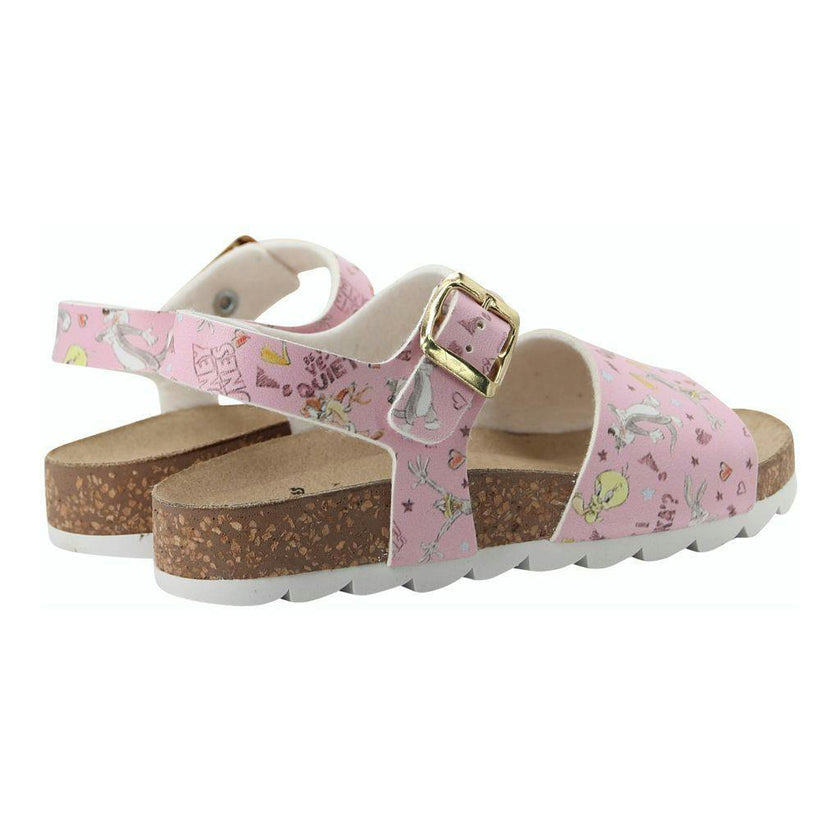 Pink Looney Tunes Sandals