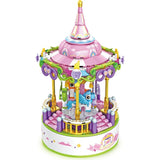 Contixo Carousel Building Block Set W/ Music Box