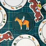 Party Dessert Plates - Equestrian Collection (x12)