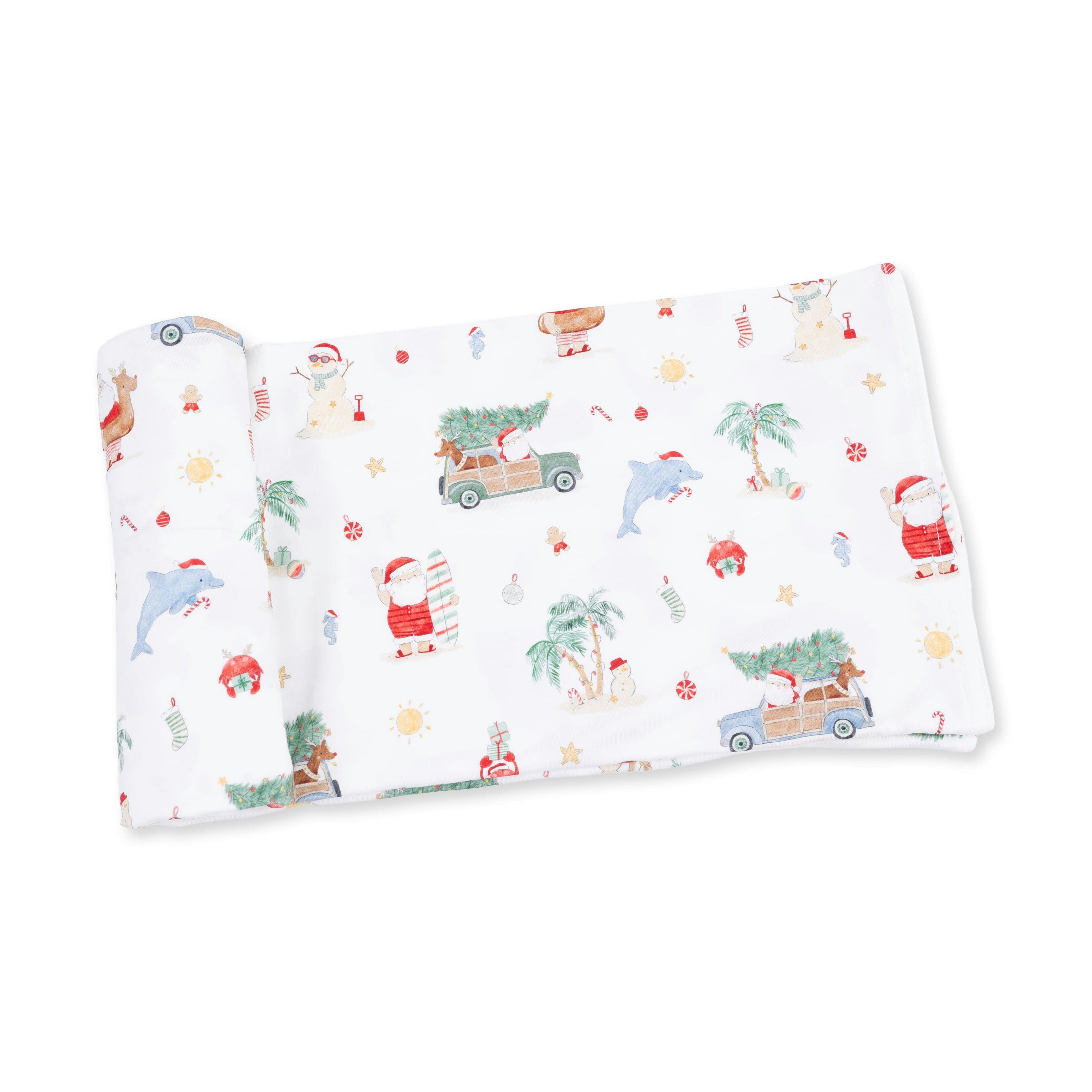 Beach Christmas - Swaddle Blanket