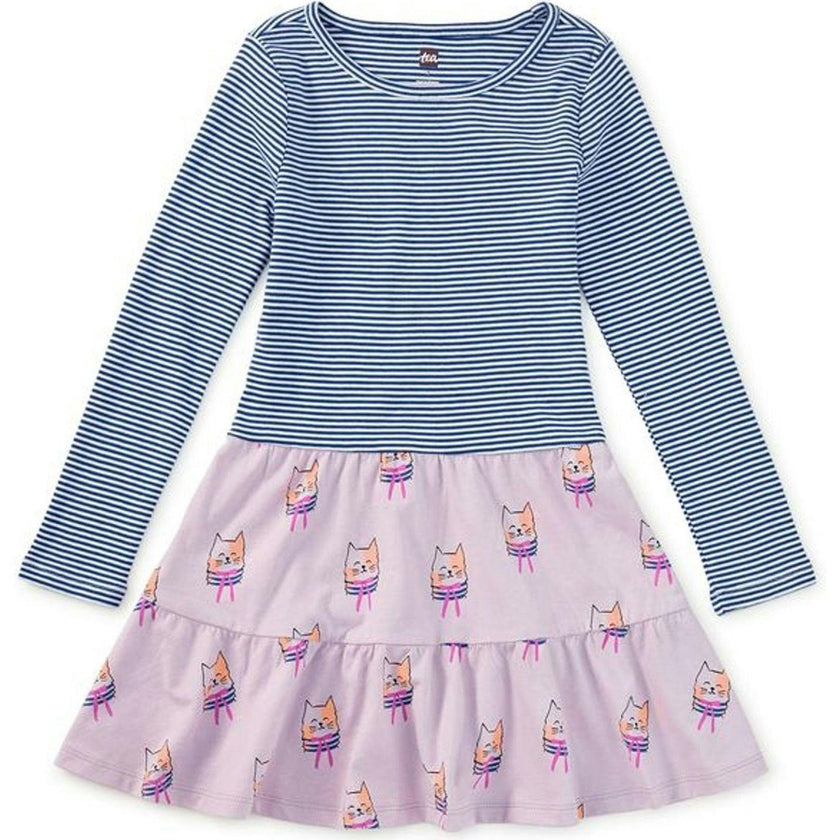 Tiered Skirted Twirl Dress, Multi
