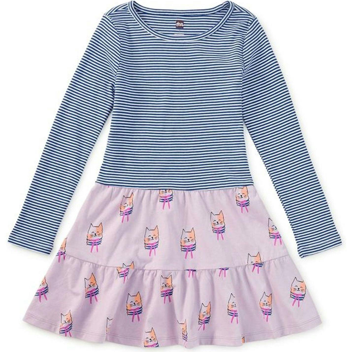 Tiered Skirted Twirl Dress, Multi