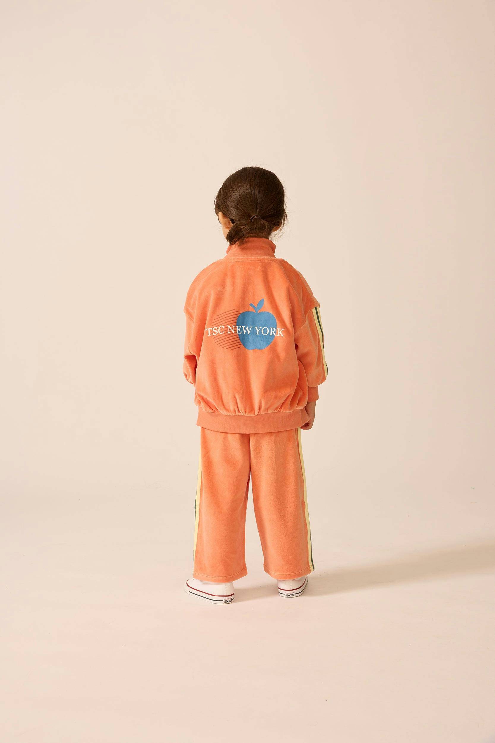 Velour Track Jacket in Sunset Serenade