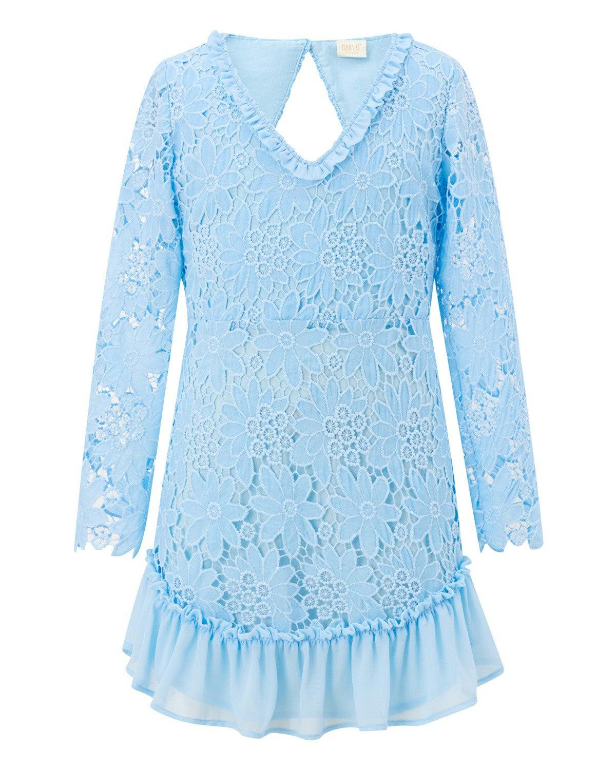 Sabina Embroidered Mini Dress