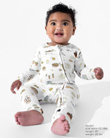Bunny Garden Bamboo Convertible Footie