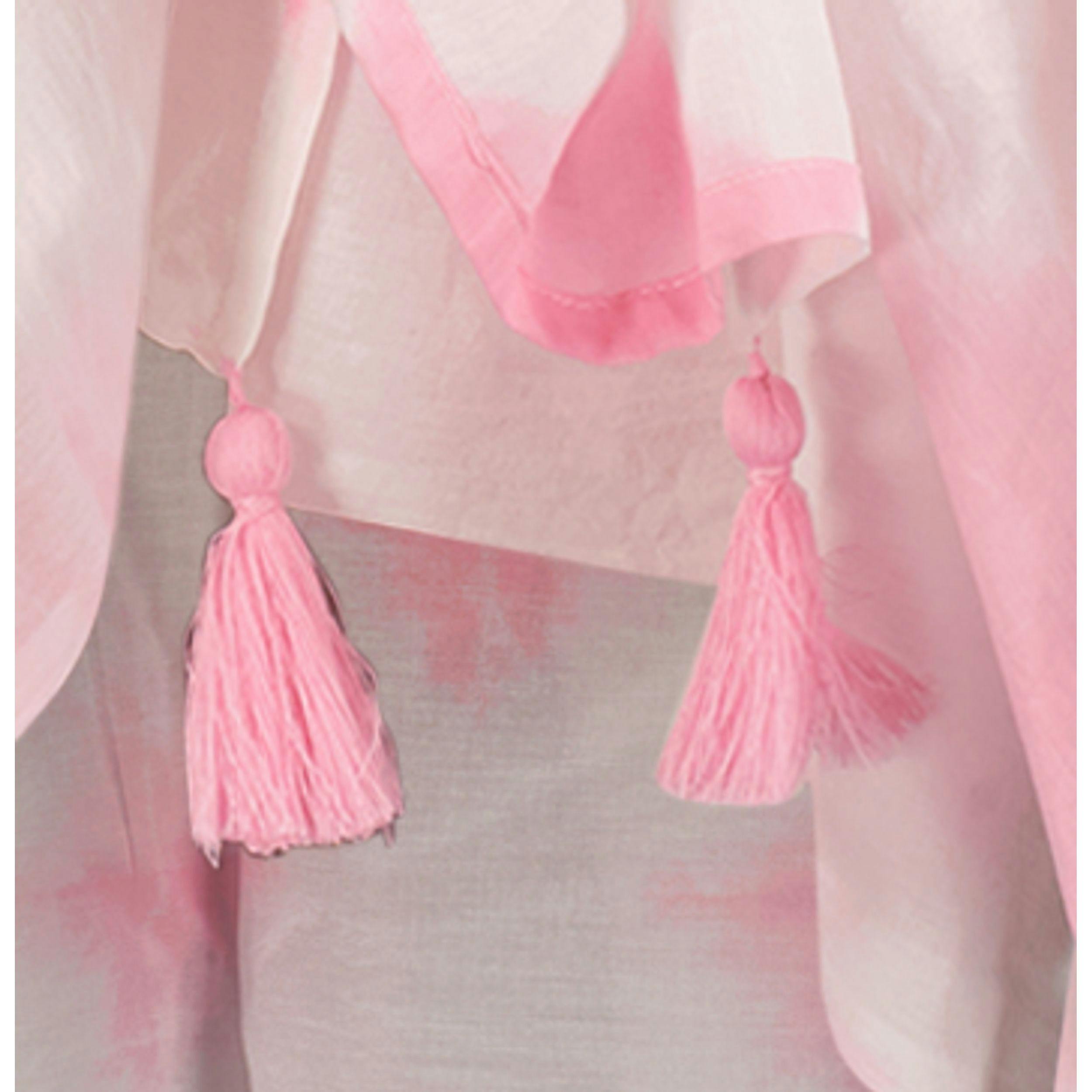 Cotton Saline Pareo Pink Dip Dye, Pink Dip Dye