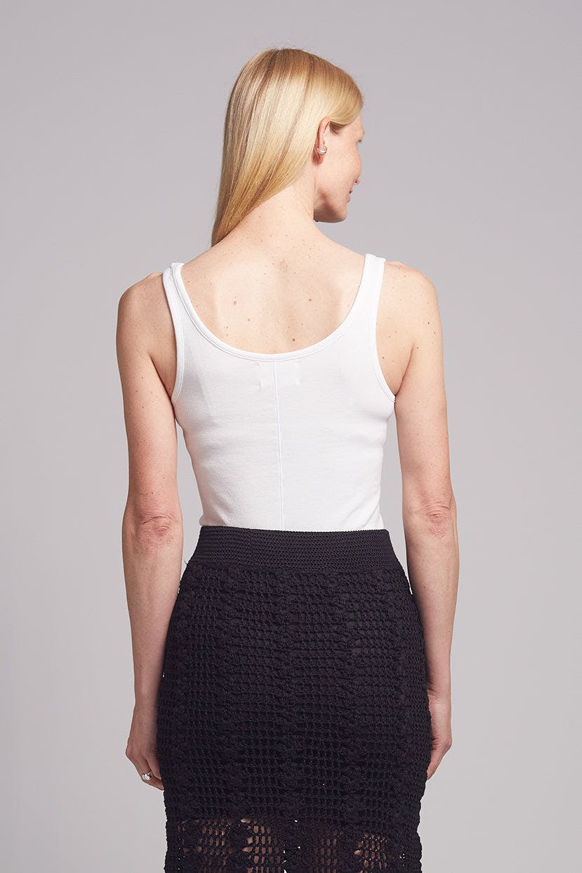 MIA RIB TANK | WHITE