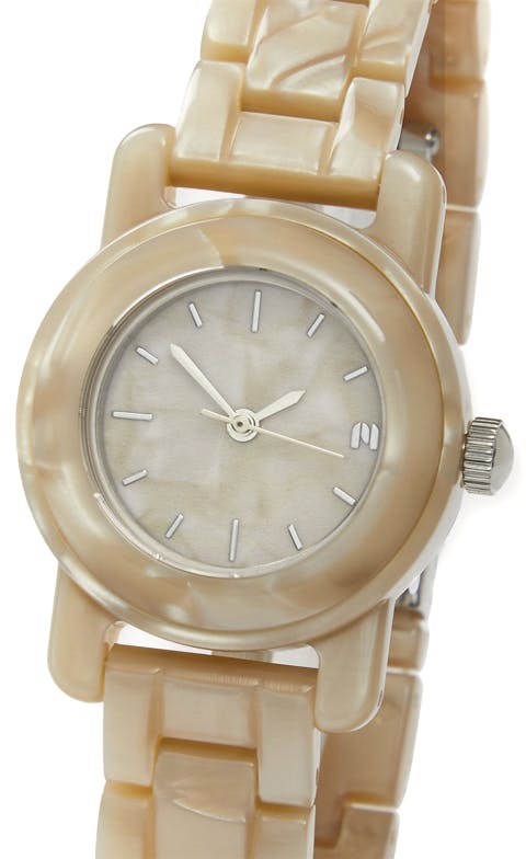 Mini Mono Watch in Sand Shell