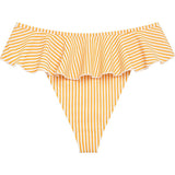 Women's Canary Stripe Tamarindo Ruffle