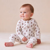 Organic 2-Way Zip Romper - Loom