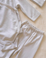 Pima Embroidered Bundle Set in Blue Boat