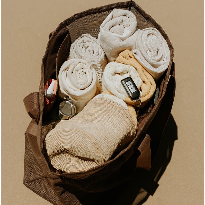Beach Hauler™ Mesh Beach Bag - Espresso