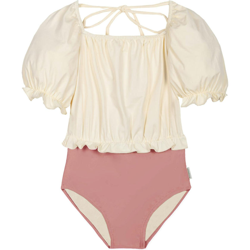 Mipounet SS26 Elise, Swimwear Ecru Terracota