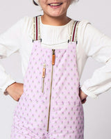 Kids Snow Pant in Pink Marigold
