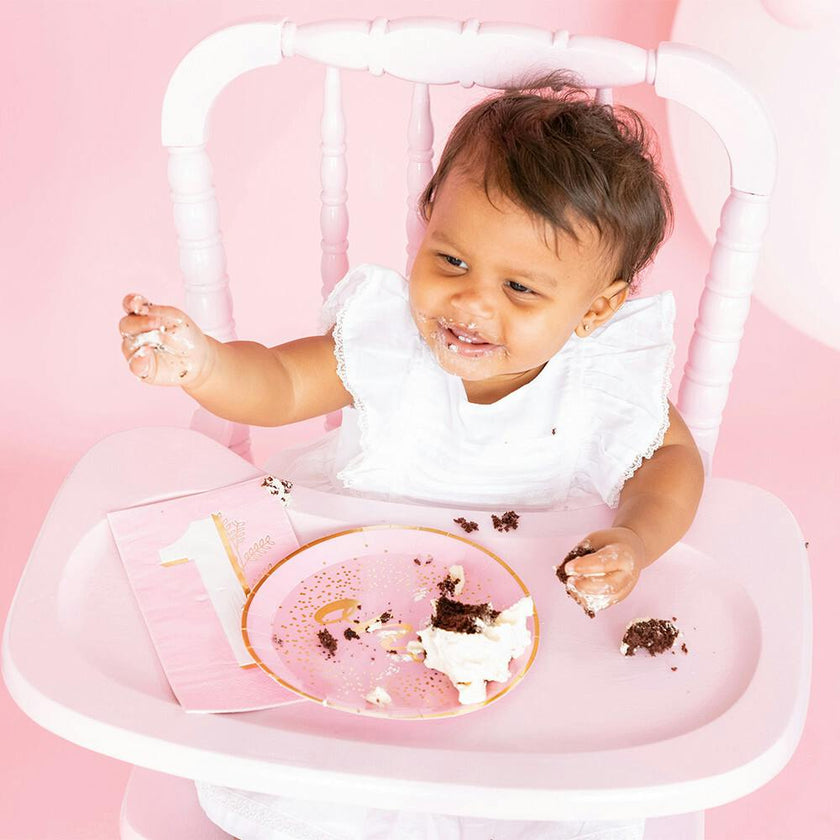 Milestone Pink Onederland Guest Napkins