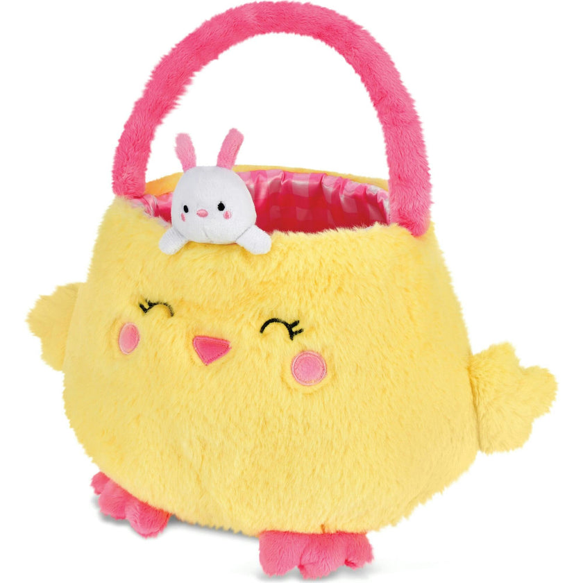 Hoppy Chick Basket Plush