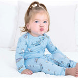 School Bamboo Convertible Footie