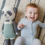 Cloud Grey Bamboo Convertible Footie