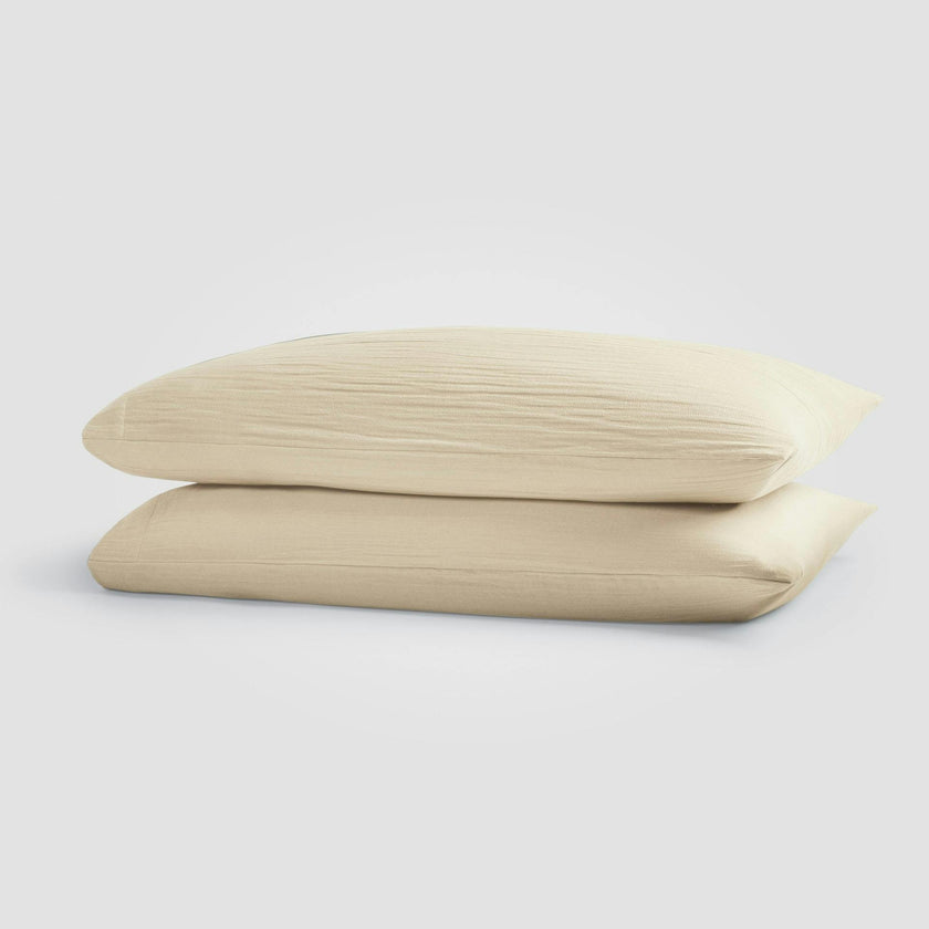 Dune Crinkled Comfort 4-Piece Sheet Set (Sandstone)