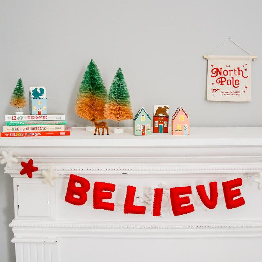The North Pole Canvas Wall Hanging