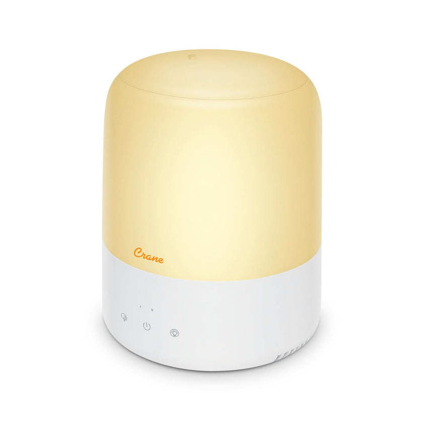 3-in-1 Compact Humidifier, 0.5 Gallon with Sleep Support Light & Aroma Diffuser