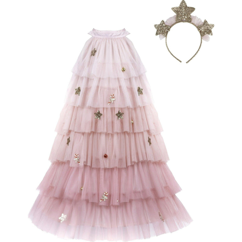 Christmas Tree Dress with Headpiece