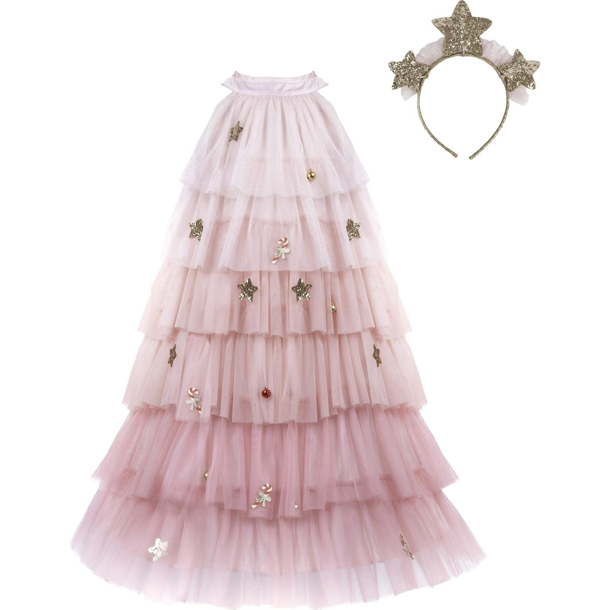 Christmas Tree Dress & Headpiece