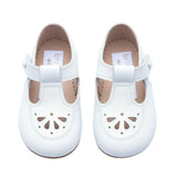 Robin British Pre-Walker Baby Shoes - White