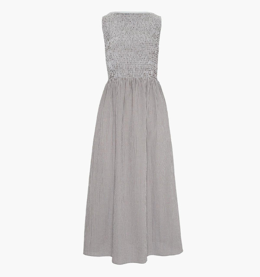 The Cosima Nap Dress - Chocolate Gingham